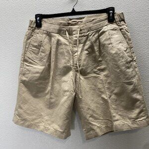 SuitSupply Men’s Aveiro Straight Leg Shorts Size 34 Light Brown